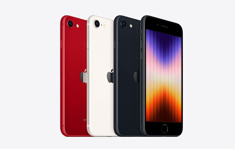 iPhone SE（第3世代）カラーバリエーション製品画像
