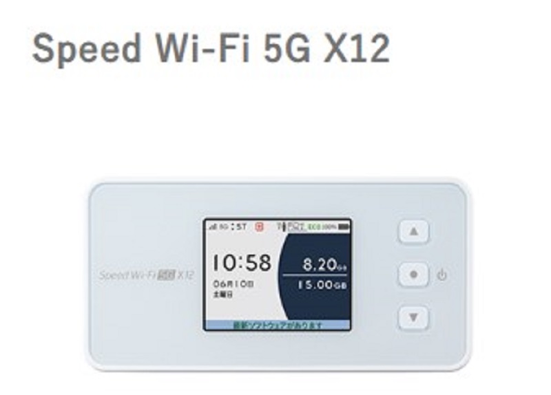 X12製品端末 UQ WiMAX 