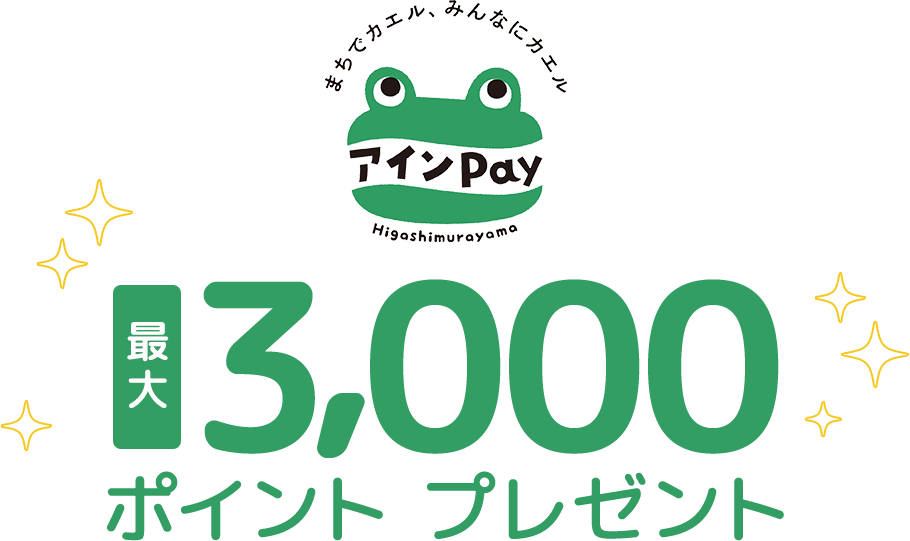 アインPay最大3,000ポイントプレゼント