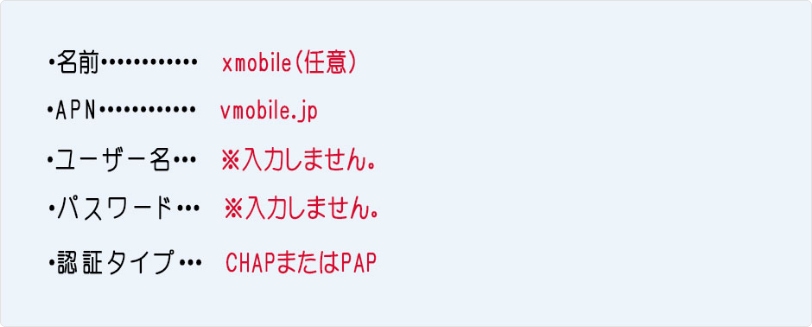 設定ステップ2