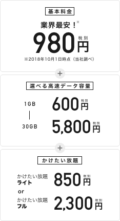 格安SIM通話とネット